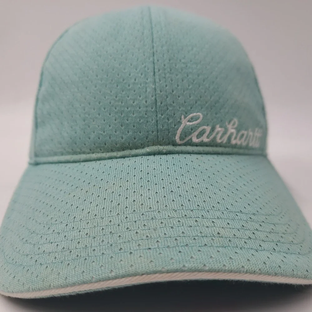 Women Carhartt Hat Adjustable Blue Jersey Mesh Workwear Outdoors Casual‎ Wear